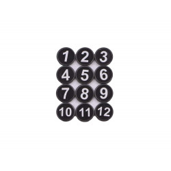 Cartela imã para quadro magnético - Numero Preto