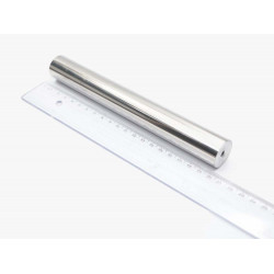Barra Magnética Ferrite 1.500 gauss - 25,4 x 400 mm c/ Furo M6