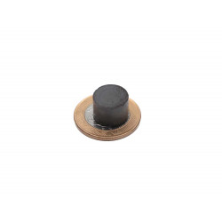 Ímã de Ferrite Ø14 x 10 mm bipolar