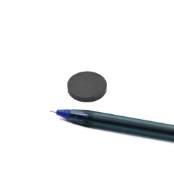 Ímã de Ferrite Ø20 x 3 mm bipolar