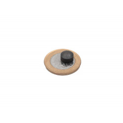 Ímã de Ferrite Ø9,5 x 5 mm bipolar c/ 1 raio