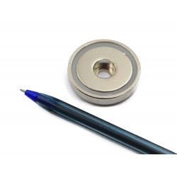 Fixador Magnético Ø36 x 8 mm com furo rebaixado