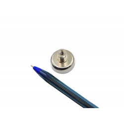 Fixador Magnético Ø20 x 7 mm com pino c/ rosca interna