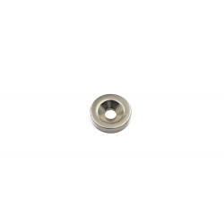 Ímã de neodímio anel 14x3 mm furo escareado 8x4 mm - N42