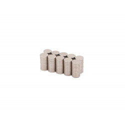 Ímã de neodímio 8x1,5 mm - 100 pçs - N42